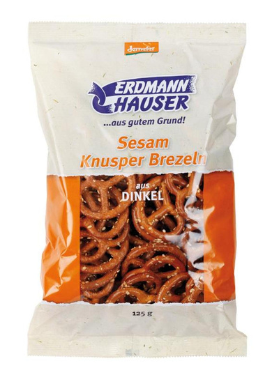 Produktfoto zu Dinkelknusperbrezen mit Sesam