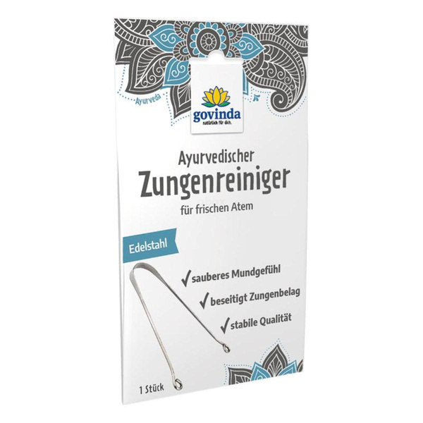 Produktfoto zu Zungenreiniger ayurvedisch Edelstahl