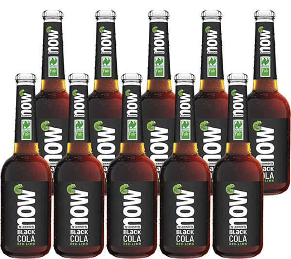 Produktfoto zu Now Black Cola Kasten