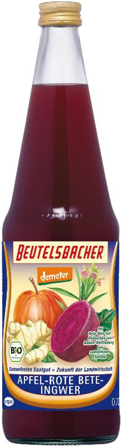 Produktfoto zu Apfel Rote Bete Ingwer Saft 0,7 l