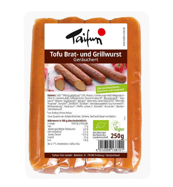 Produktfoto zu Räucherknacker Veggie-Bratwurst
