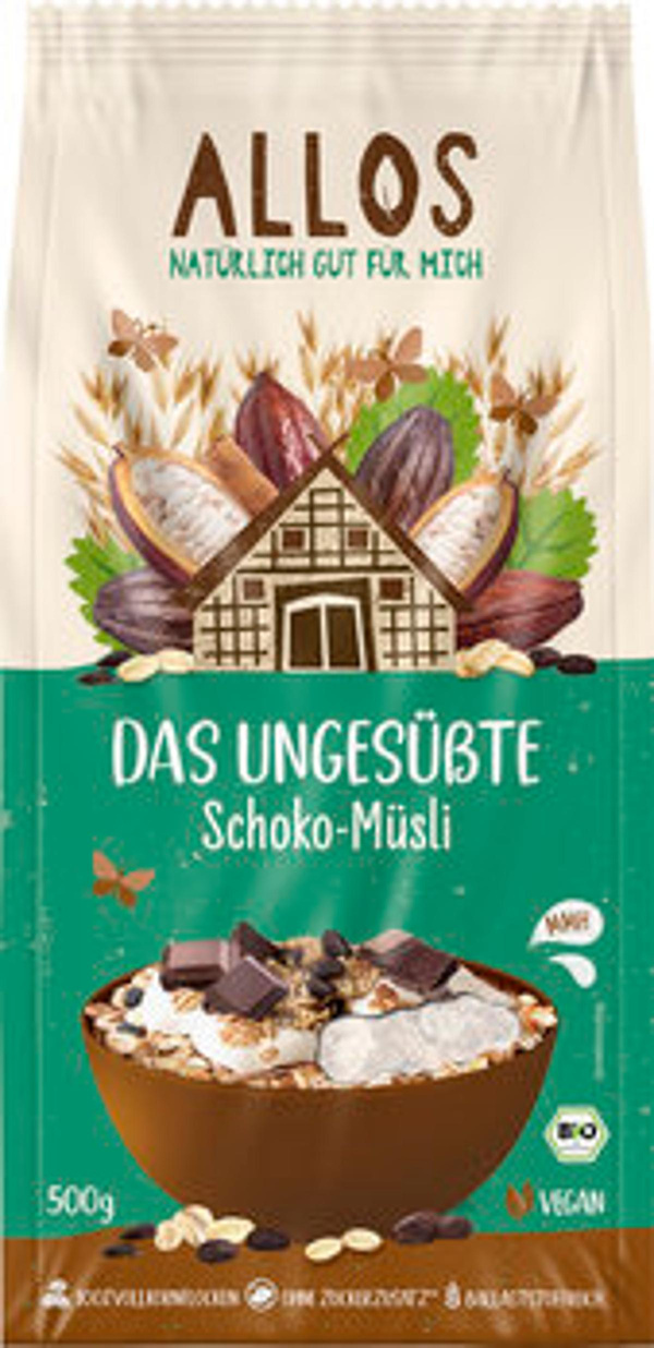 Produktfoto zu Das Ungesüßte Schoko Müsli