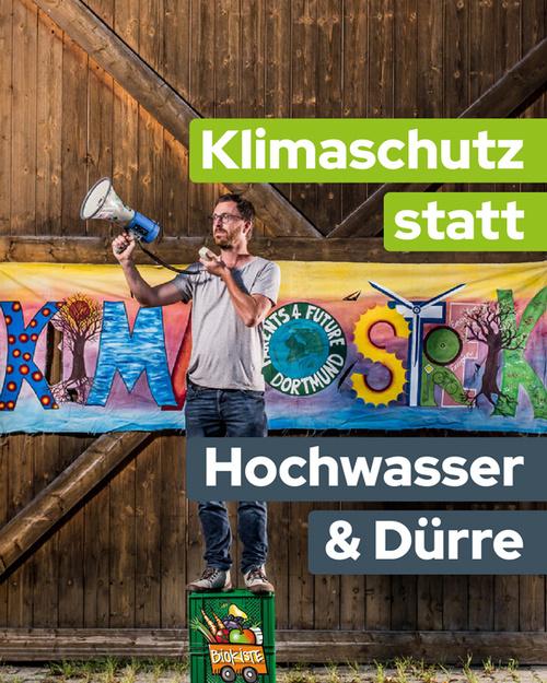 Klimaschutz statt Hochwasser & Dürre