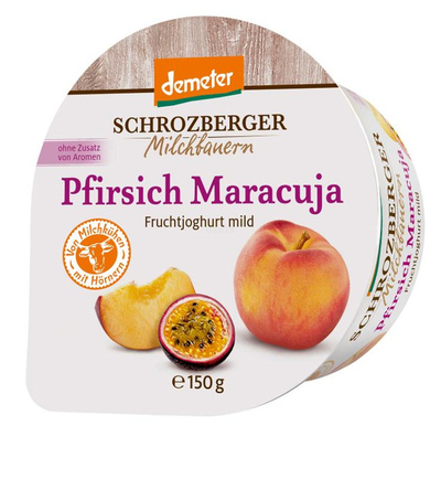 Produktfoto zu Joghurt Becher Pfirsich-Maracuja
