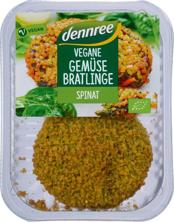 Produktfoto zu Gemüsebratlinge Spinat
