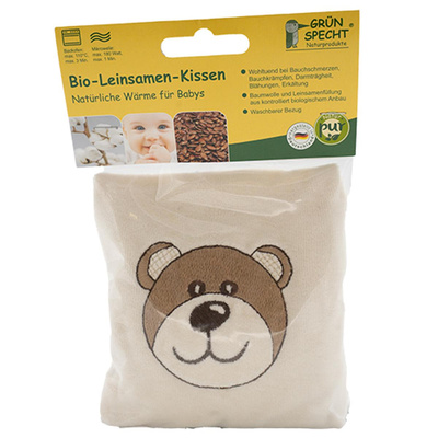 Produktfoto zu Leinsamenkissen Bär