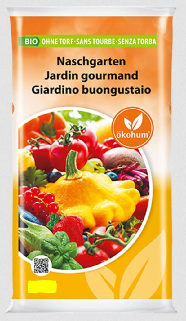 Produktfoto zu Naschgarten Erde torffrei 15 Liter