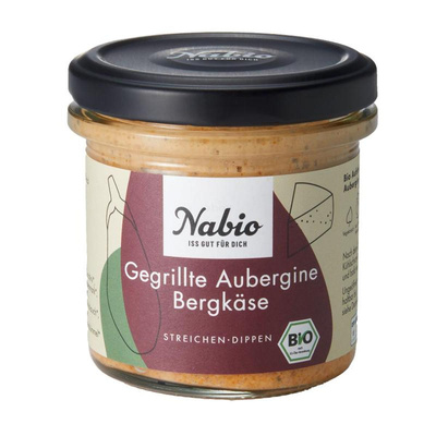 Produktfoto zu Aufstrich gegrillte Aubergine & Bergkäse