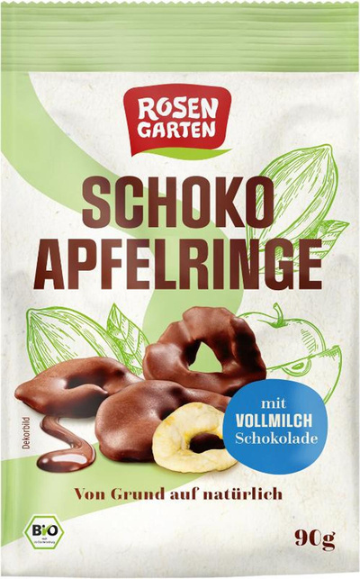 Produktfoto zu Schoko Apfelringe