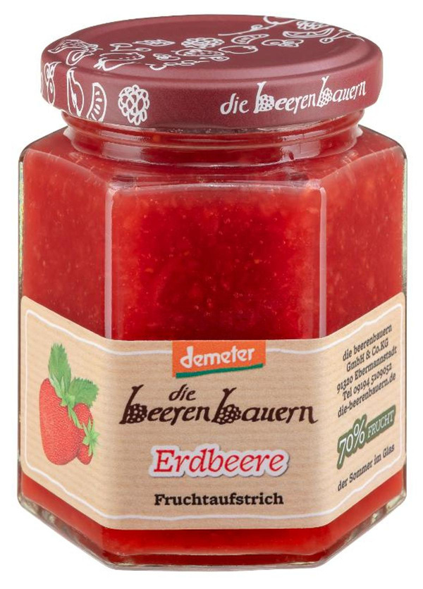 Produktfoto zu Fruchtaufstrich Erdbeer