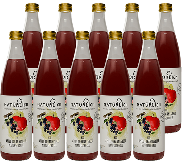 Produktfoto zu Apfel-Johannisbeere-Schorle 10 x 0,5 l