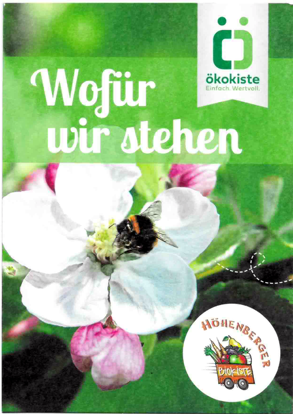 Produktfoto zu Flyer: Wofür wir stehen