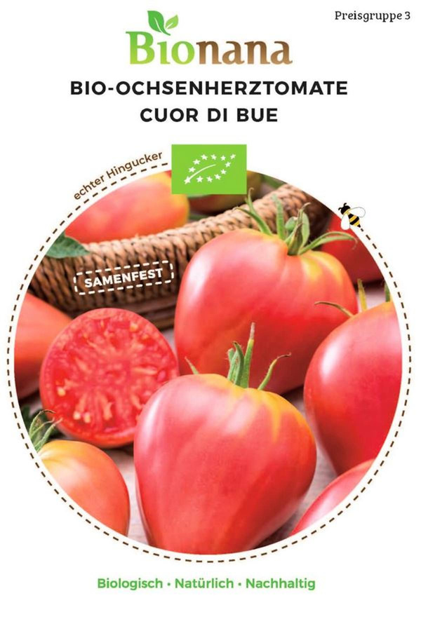 Produktfoto zu Saatgut Ochsenherztomate Cuor di Bue