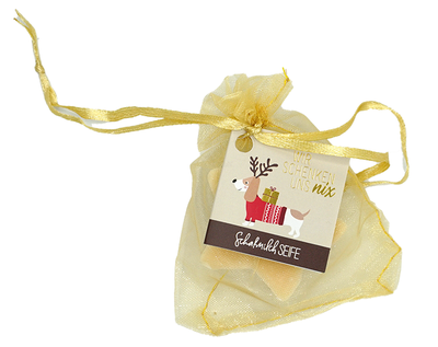 Produktfoto zu Schafmilchseife Stern, Wir schenken uns nix