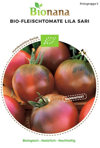 Produktfoto zu Saatgut Fleischtomate lila Sari