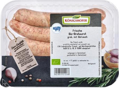 Produktfoto zu Bärlauchbratwurst roh