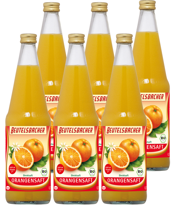 Produktfoto zu Orangensaft 6 x 0,7 Liter