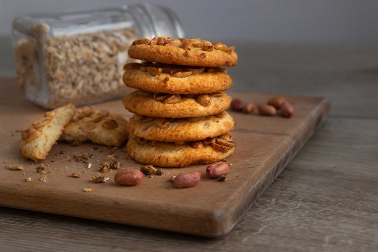 Rezeptbild für Salted Peanut-Cookies