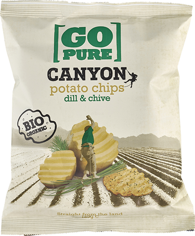 Produktfoto zu Kartoffelchips Dill und Schnittlauch