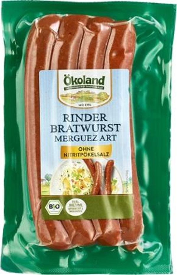 Produktfoto zu Rinderbratwurst Merguez Art