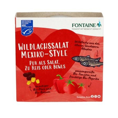 Produktfoto zu Wildlachs-Salat Mexiko