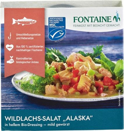 Produktfoto zu Wildlachs Salat Alaska