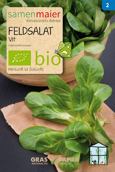 Produktfoto zu Saatgut Feldsalat Vit