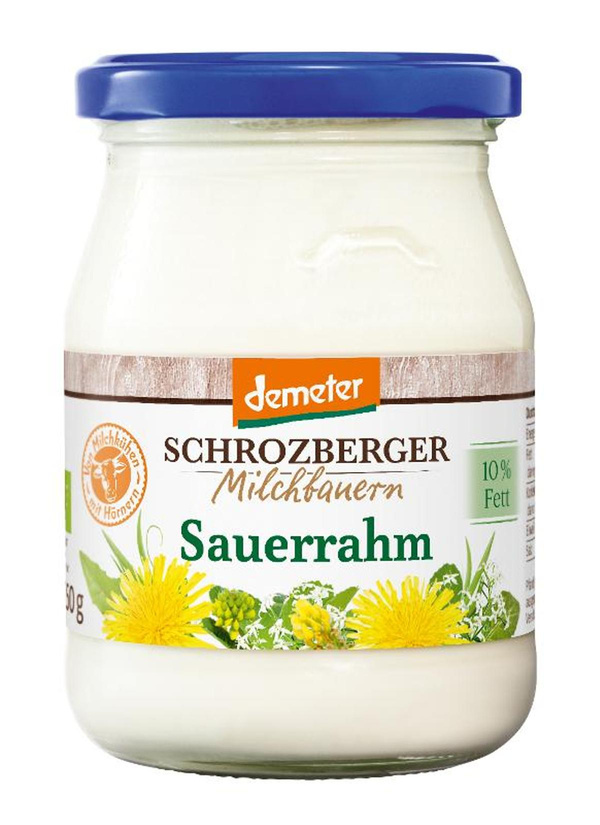 Produktfoto zu Sauerrahm 10 % Glas