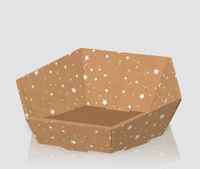 Produktfoto zu Präsentkorb 6-Eck "Natura Winternacht"