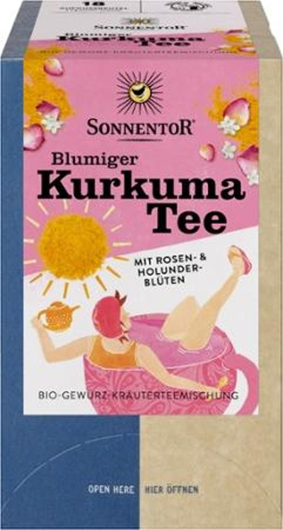 Produktfoto zu Blumiger Kurkuma-Tee