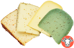Produktfoto zu Käse-Karussell: 4x Kuhkäse