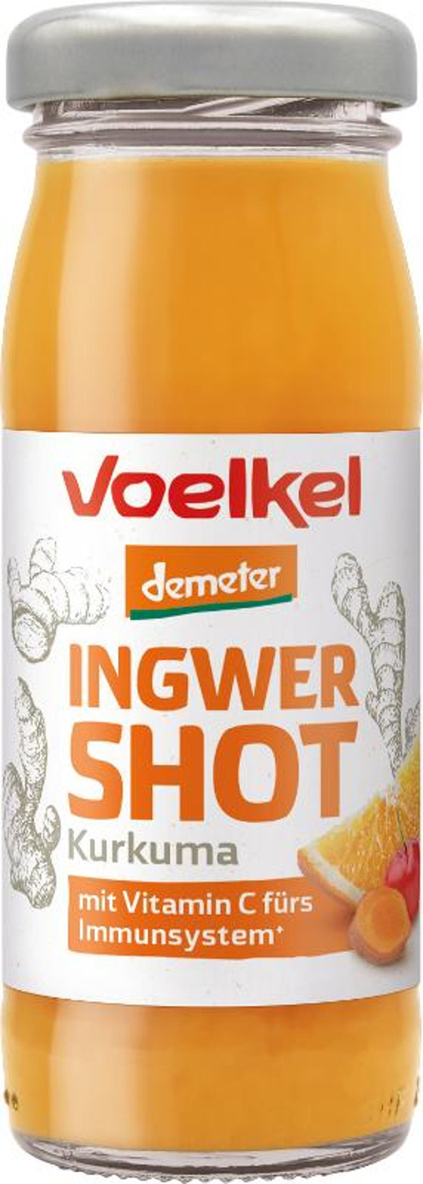 Produktfoto zu Shot Ingwer & Kurkuma 95 ml