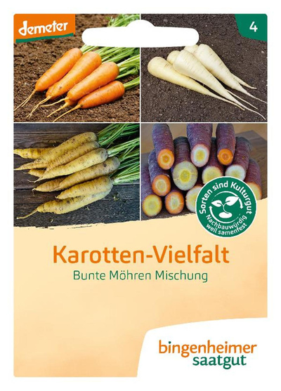 Produktfoto zu Saatgut Karotten Vielfalt