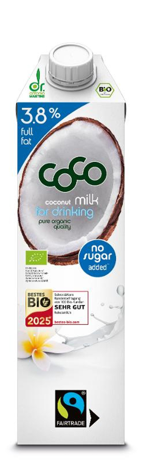 Produktfoto zu Coco Milk 3,8%