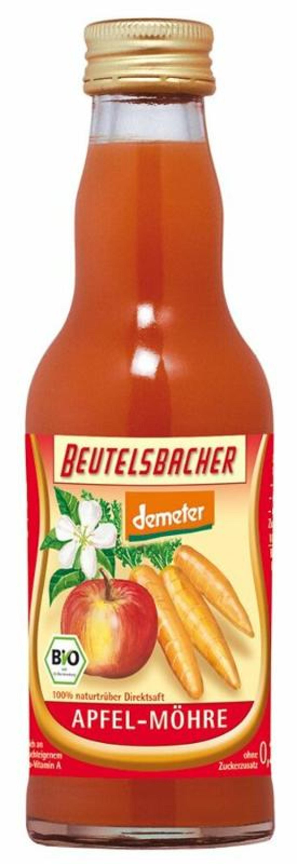 Produktfoto zu Apfel-Möhren-Saft