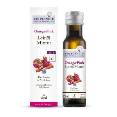 Produktfoto zu Leinöl-Mixtur Omega Pink
