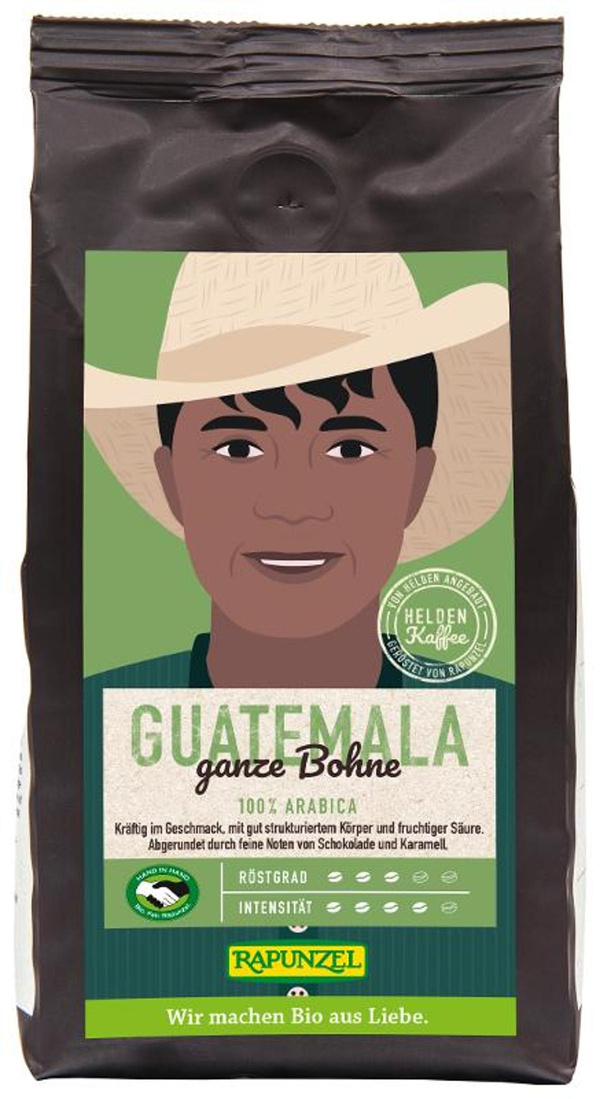 Produktfoto zu Heldenkaffee Guatemala ganze Bohne