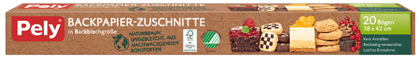 Produktfoto zu Backpapier Zuschnitte