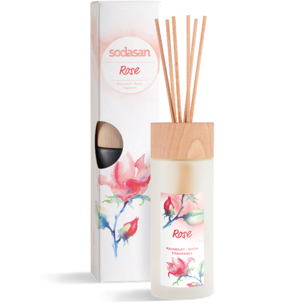 Produktfoto zu Bio-Raumduft Rose Sodasan