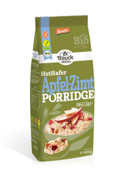 Produktfoto zu Hot Haferbrei Apfel-Zimt glutenfrei