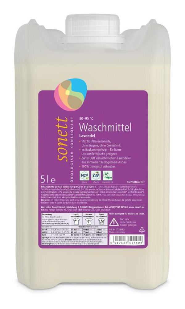 Produktfoto zu Waschmittel flüssig Lavendel