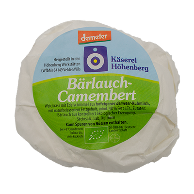 Produktfoto zu Höhenberger Bärlauch-Camembert Stück