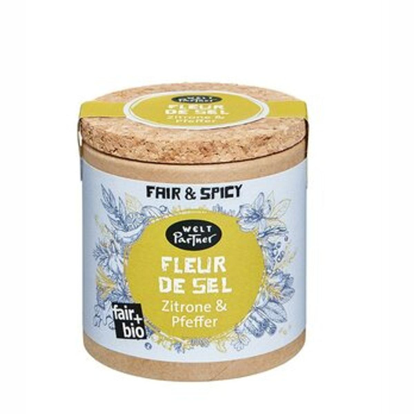 Produktfoto zu Fleur de Sel Zitrone und schwarzer Pfeffer