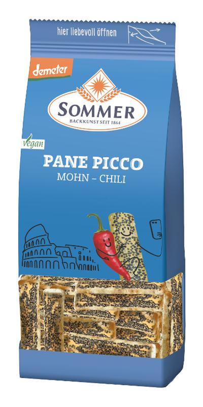 Produktfoto zu Knabbergebäck Pane Picco mit Mohn & Chili