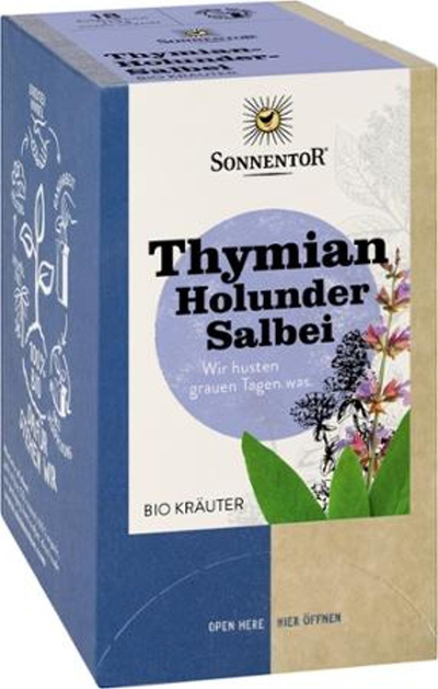 Produktfoto zu Thymian Holunder Salbei Tee