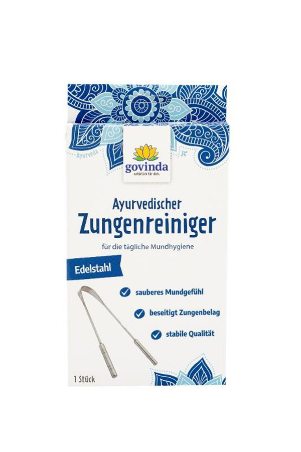 Produktfoto zu Zungenreiniger ayurvedisch Edelstahl