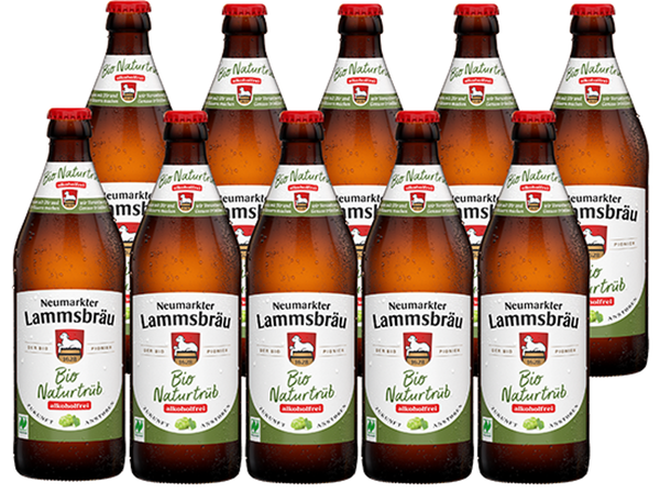 Produktfoto zu Lammsbräu naturtrüb alkoholfrei Kasten