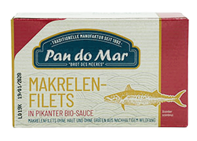 Produktfoto zu Makrelenfilets in pikanter Soße