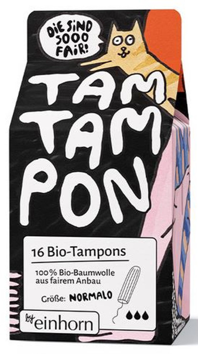 Produktfoto zu Tampons Einhorn normalo