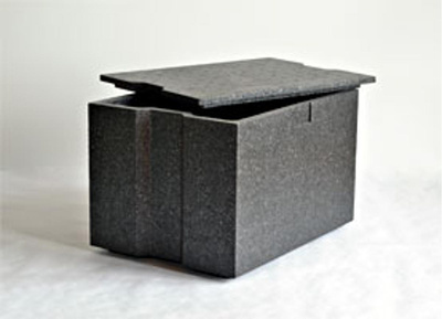 Produktfoto zu Isobox schwarz groß m. Deckel